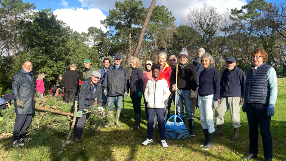 Après la tempête Nils, une forte mobilisation des bénévoles au Golf d'Arcachon !